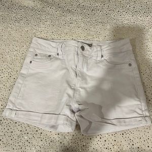 White girls size 12 cuffed shorts